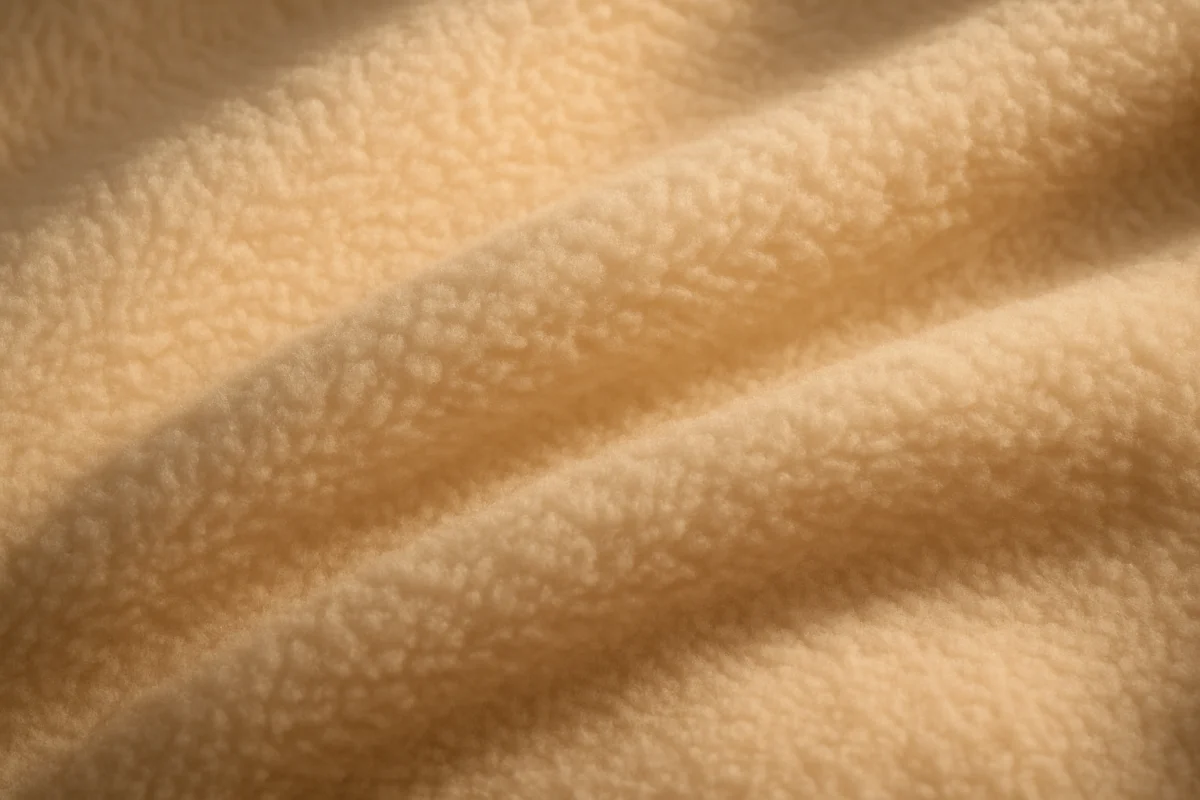 Detail: fleece texture